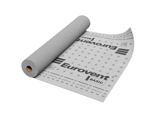 Eurovent Basic трехслойная супердиффузионная кровельная мембрана